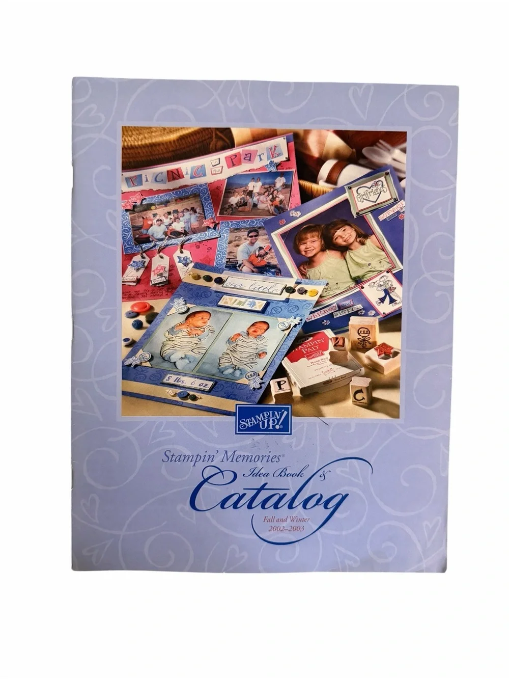3 Stampin' Up! Idea Book & Catalogs from 2002, 2003 & 2004